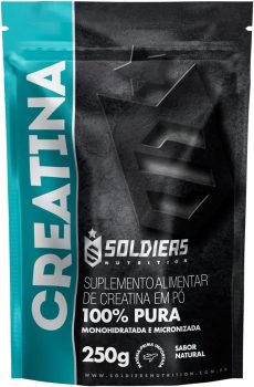 Creatina Monohidratada 250g – 100% Pura Importada – Soldiers Nutrition