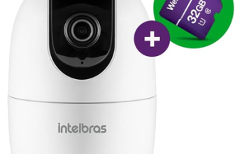 Câmera Inteligente Interna 360° Compatível com Alexa Wi-Fi iM4 C com MicroSD 32GB Branco Intelbras