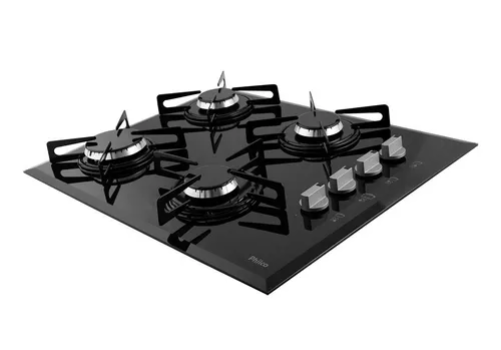 Cooktop 4 Bocas A Gás Cook Chef 4 Preto Philco 110V/220V