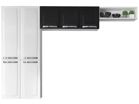 Cozinha Compacta Itatiaia Rose – 7 Portas Aço