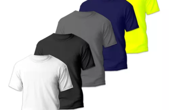 Kit 5 Camisetas Básicas Masculina Dry Fit Lisa Tradicional