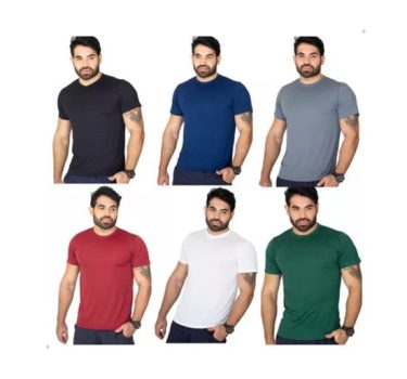 Kit 6 Camisa/camisetas Dry Fit Malha Fria Promoção