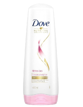 Dove Condicionador Hidratação Liso Com Tecnologia De Hidratação 400Ml Branco