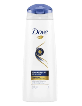 Dove Shampoo Uso Diário 200Ml Reconstrução Completa Unit Branco