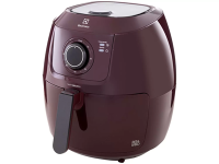 Fritadeira Elétrica sem Óleo/Air Fryer Electrolux – Family Efficient EAF51 Dark Red 5L com Timer