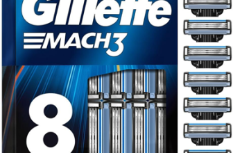 Gillette Mach3 – Carga para Aparelho de Barbear, Leve 8 Pague 6