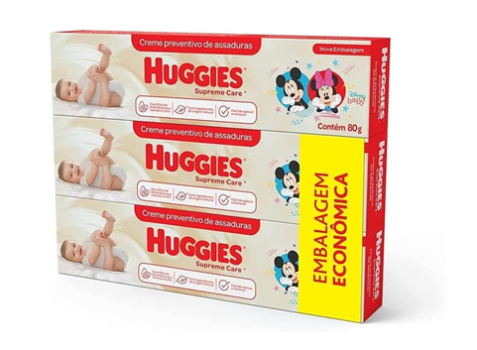 HUGGIES Cremes De Assaduras Huggies Supreme Care – Kit Com 3 Unidades De 80G