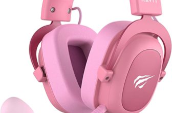 Headset Fone de Ouvido Havit HV-H2002d Pink, Gamer, com Microfone, Falante 53mm, Plug 3, 5mm: compatível com XBOX ONE e PS4, HAVIT, HV-H2002d Cor Rosa