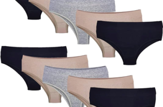 Kit 10 Calcinhas Cintura Alta Francesinha Conforto Cores Neutras