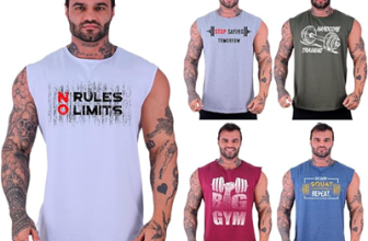 Kit 5 Regatas Machão Longline Masculina MXD Conceito Sem Manga Treino Academia Musculação Estampada