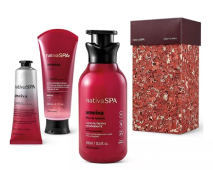 Kit Presente Natal Ameixa 3 Itens O Boticário