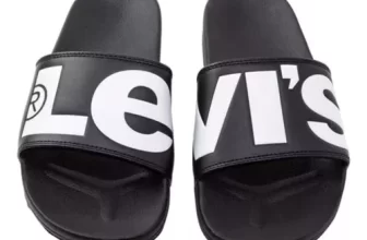 Chinelo Levi’s® Slide Super Sized Preto – Lbf110035