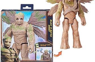 Marvel, Boneco Groot Blast ‘N Battle, Marrom
