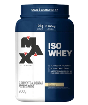 Max Titanium Iso Whey – 900G Baunilha