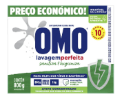 Sabão Em Pó Sanitizante Lavagem Perfeita 2,2kg Omo