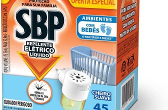 Repelente Elétrico Líquido SBP 45 Noites Cheiro Suave Novo Aparelho + Refil