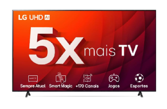 Smart Tv Uhd 50UR8750PSA 50 Polegadas 4k 2023 LG Ashed Blue