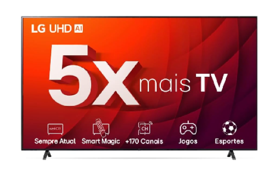 Smart Tv Uhd 50UR8750PSA 50 Polegadas 4k 2023 LG Ashed Blue