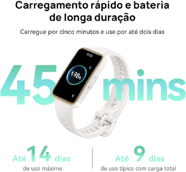 Smartband, HUAWEI Band 9, Confortável durante o dia inteiro, Monitore a saúde do seu sono, Até duas semanas de bateria, Compatível com iOS e Android
