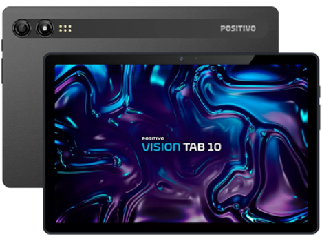 Tablet Positivo Vision Tab 10,1″ 128GB 4GB RAM Android 13 Octa Core Wi-Fi 4G
