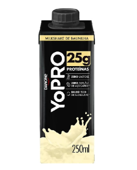 YoPRO Bebida Láctea UHT Milkshake Baunilha 25g de proteínas 250ml