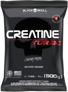 Black Skull Refil Creatina Turbo 500G