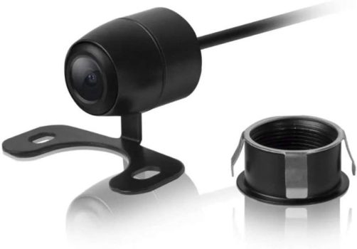 Câmera de Ré Automotiva Multifuncional Suporte Borboleta Conexão RCA Multilaser – AU012