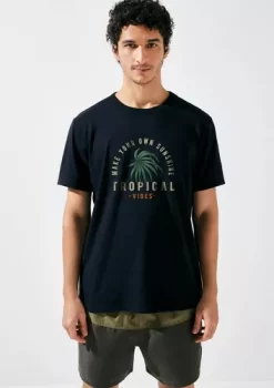 Camiseta Masculina Estampada Manga Curta Hering