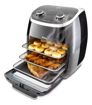 Fritadeira Air Fryer Oven PFR2000P 2 em 1 11L 1700W Philco 220v