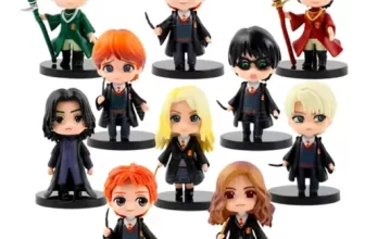 Kit 10 Bonecos Action Figure Harry Potter Hermione Rony