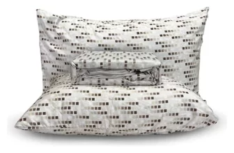 Kit Jogo De Lençol 4 Peças Cama De Casal Percal Estampado