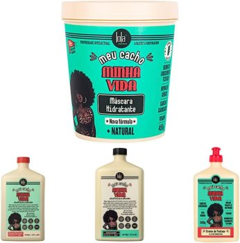 Lola Cosmetics Kit Meu Cacho Minha Vida: Shampoo + Condicionador + Máscara + Creme De Pentear