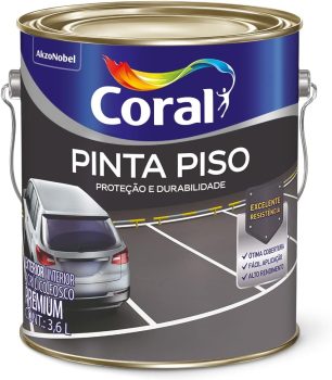 PINTA PISO CINZA ESCURO 3,6L – CORAL