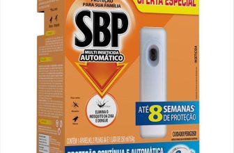 SBP Multi Inseticida Automático Aparelho + Refil 250ml – Duração até 8 semanas