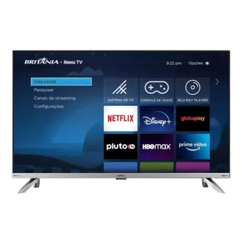 Fast Smart TV Britânia 32” BTV32G7PR2CSBLH Led Dolby Áudio