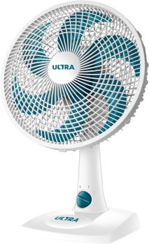 Ventilador de mesa 30cm, Ultra, 110V, Branco/Azul – V-30-6P