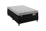 Cama Box Casal (Box + Colchão) – Plumatex Molas Ensacadas Alfa