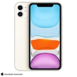 iPhone 11 Branco, com Tela de 6,1″, 4G, 128 GB e Câmera de 12 MP