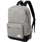 Mochila Esportiva Cinza com Detalhes em Couro – Submarino