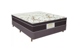 Cama Box Casal (Box + Colchão) Gazin – Mola Ensacada 63cm de Altura Esmeralda