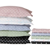 Jogo de Lençol Queen Colorido Percal 180 Fios 4 Peças – Casa e Conforto Basics Poá