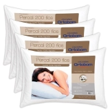 Kit Travesseiros Ortobom Percal 04 unidades Percal