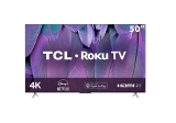 Smart TV LED 50″ 4K TCL Roku TV RP630 WiFi, Dual Band, 4 HDMI, 1 USB, Controle por Aplicativo, Google Assistant, Alexa e Apple Homekit