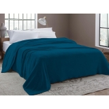 Cobertor Casal Camesa em Microfibra – Verde Petróleo