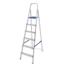 Escada Mor 5104 em Alumínio com 6 Degraus, Dobrável e com Fita de Segurança