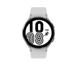 Smartwatch Samsung Galaxy Watch4 BT 44mm Prata Tela Super AMOLED de 1.4″, Bluetooth, Wi-Fi, GPS, NFC e Sensor de Frequência Cardíaca Óptica