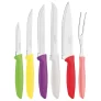 Conjunto de Facas e Garfo Trinchante Tramontina em Inox e Polipropileno Plenus – 6 Peças