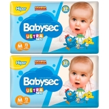 Fralda Babysec UltraSec Galinha Pintadinha M – 144 Unidades