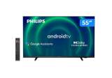 Smart TV 55” 4K UHD D-LED Philips 55PUG7406/78 – Android Wi-Fi Bluetooth Google Assistente