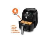 Fritadeira Elétrica Sem Óleo Air Fryer Mondial Family AFN40FB 4 L – Preta